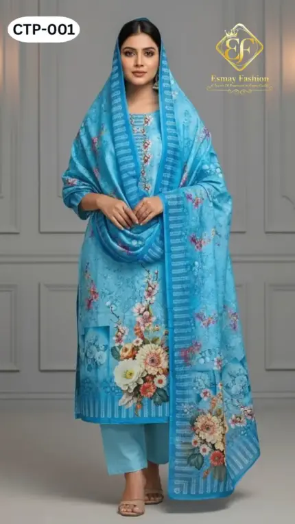 Cotton Aari Work Three Piece – CTP 1-4