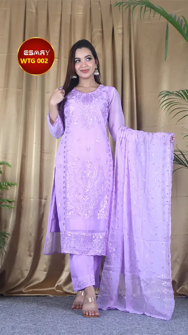 Georgette Three Piece 002 Georgette Three Piece 002