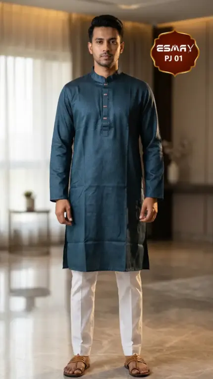 ESMAY Premium Textured Cotton Panjabi PJ 01