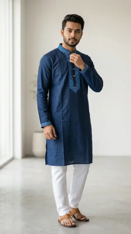 ESMAY Premium Embroidered Panjabi MPJ 03