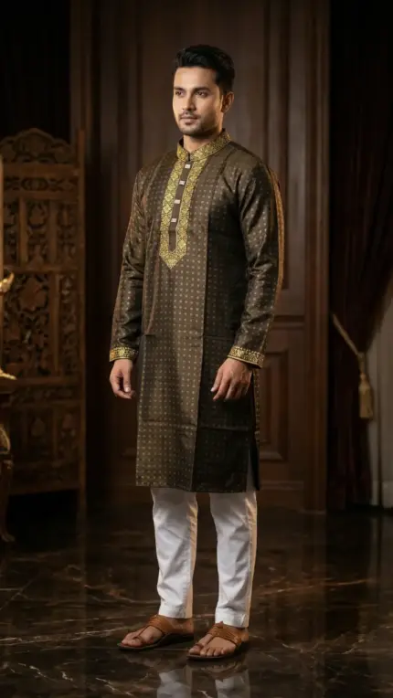 ESMAY Premium Embroidered Panjabi MPJ 02